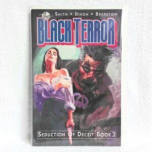 NM/M 1990 The Black Terror Seduction... Book 3 Graphic Novel by Eclipse Comics!!